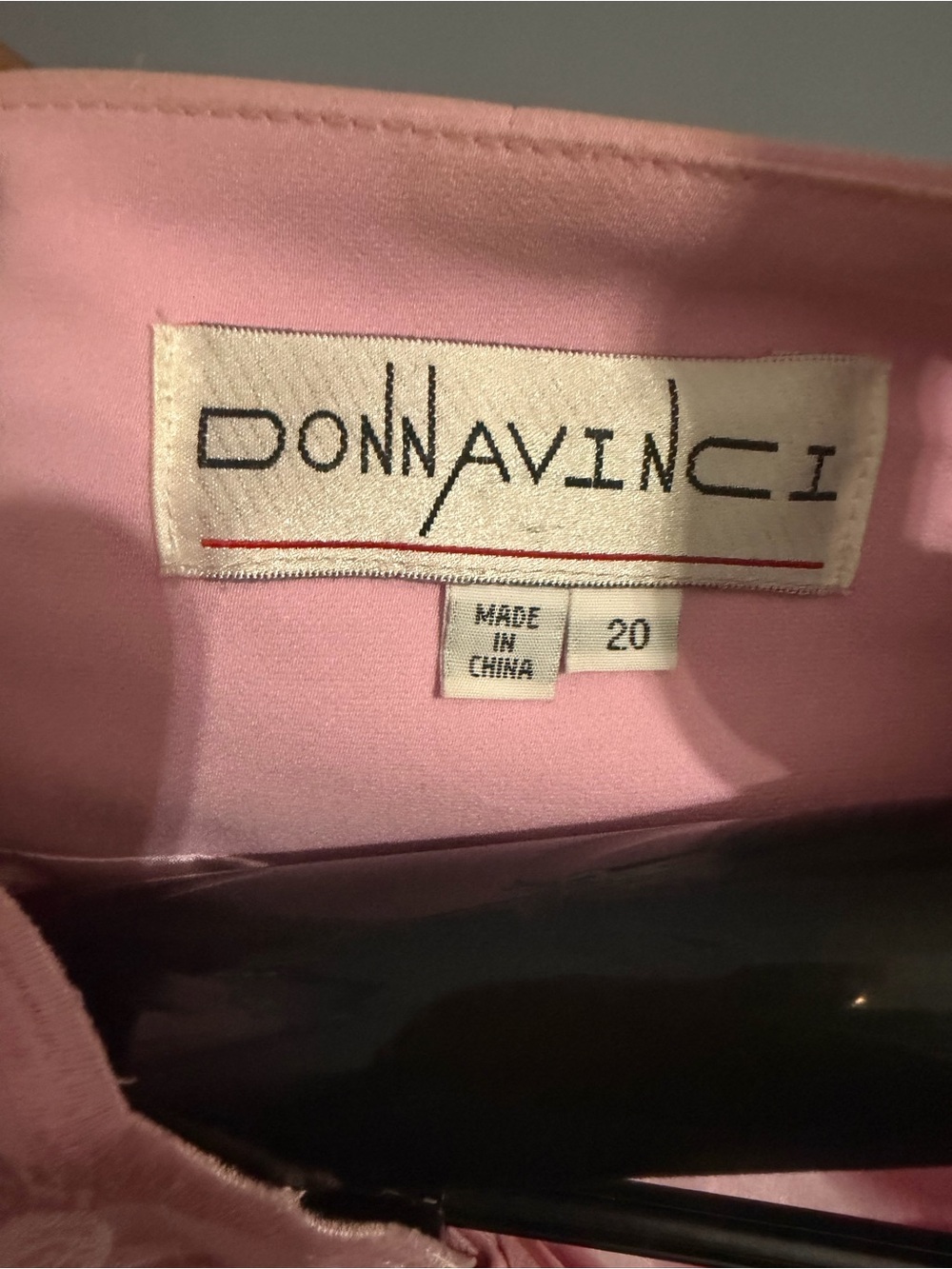 Donna Vinci Women Pink Pleated Flared Sleeves 2 pc Skirt Suit Set Sz 20 Church - Picture 11 of 14